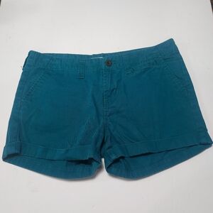 I LOVE H81  Teal Women's Shorts Size Small